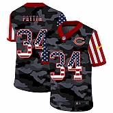 Nike Chicago Bears 34 Payton 2020 USA Camo Salute to Service Limited Jersey zhua,baseball caps,new era cap wholesale,wholesale hats